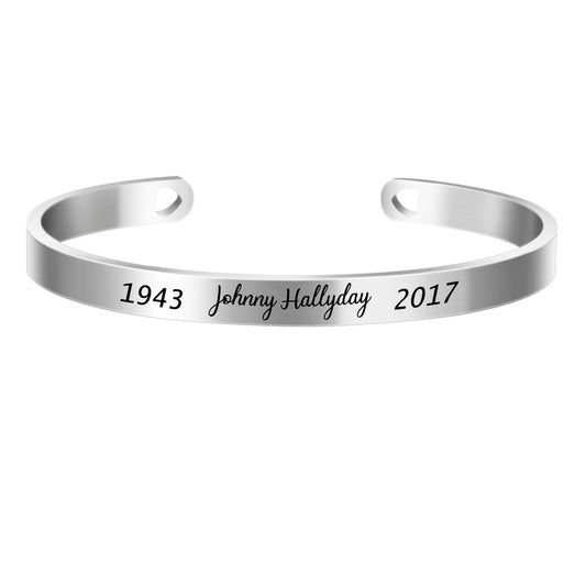 Le bracelet hommage de Johnny